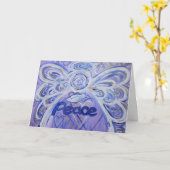 Carte de condoléances pour l'art de la paix et de  (Fleur jaune)