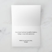 Carte de condoléances pour perte d'animal de compa (Intérieur)