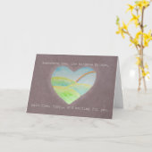 Carte de condoléances pour perte d'animal de compa (Fleur jaune)
