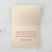 Carte de condoléances pour perte de chat Photo nom (Intérieur)