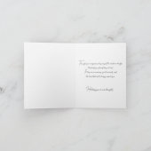 Carte de condoléances pour perte de chien avec nom (Intérieur)