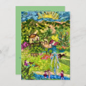 Carte de condoléances pour perte d'enfant (Devant / Derrière)