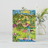 Carte de condoléances pour perte d'enfant (Debout devant)