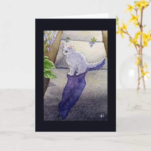 Carte de condoléances Rainbow Bridge (Fleur jaune)