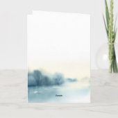 Carte de condoléances "resté dans le cœur" (Dos)