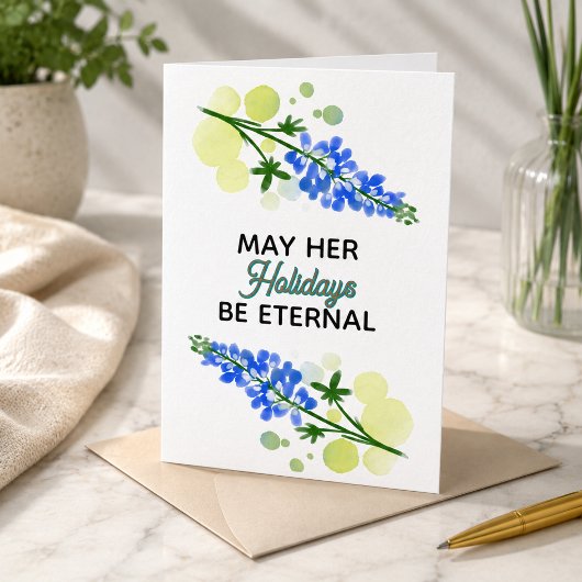 Carte de condoléances simple eucalyptus