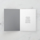 Carte de condoléances simple eucalyptus (Intérieur)