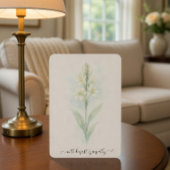 Carte de condoléances Tuberose Aquarelle 