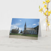 Carte de condoléances « Valley Grove Churches » (Fleur jaune)