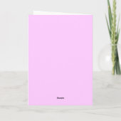 Carte de cône à crème glacée rose (Dos)