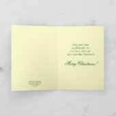 Carte de cône de pin de Noël (Intérieur)