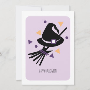 Carte de confettis Chapeau de Sorcière Joyeux Hall