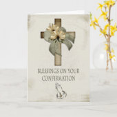 Carte de confirmation (Fleur jaune)