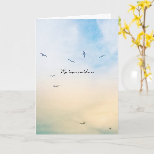 Carte de confirmation (Fleur jaune)