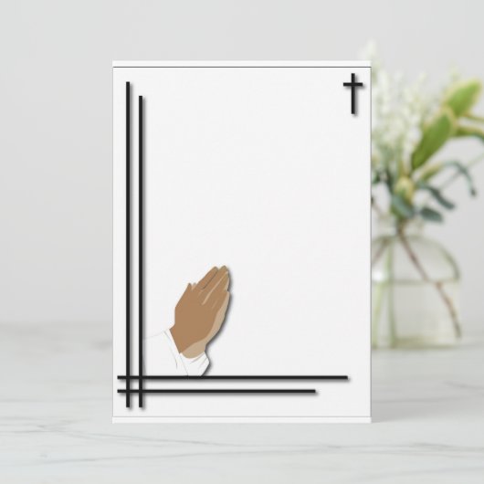 Carte de confirmation (Debout devant)