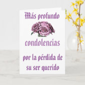 Carte de confirmation (Fleur jaune)