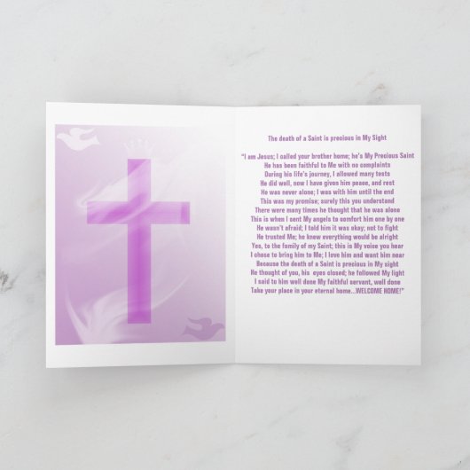 Carte de confirmation (Intérieur)