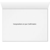 Carte de confirmation (Intérieur Horizontal (Bas))