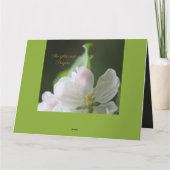 Carte de confirmation Apple Blossom (Dos)