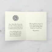 Carte de Confirmation Catholique Saint-Esprit Vier (Intérieur)