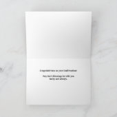 Carte de confirmation des Lys blancs roses (Intérieur)