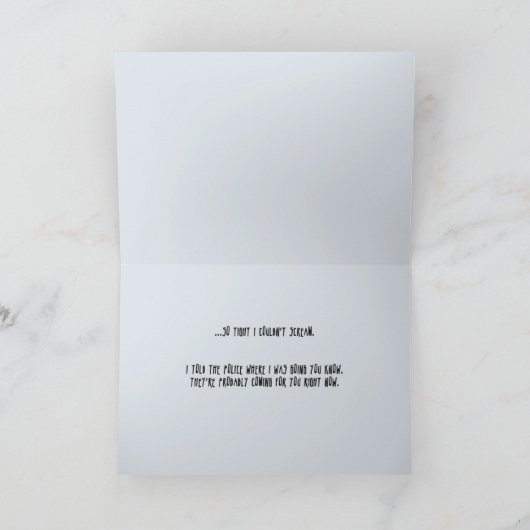 Carte de confirmation inverse 7 (Intérieur)