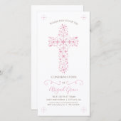 Carte de confirmation - Invitation de confirmation (Devant / Derrière)