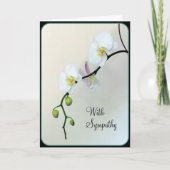 Carte de conformité Orchidées blanches (Devant)