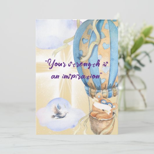 CARTE DE CONFORT (Debout devant)