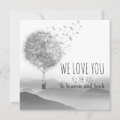 Carte de confort avec fleurs de cheval | (Devant)