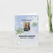 Carte de confort moderne Blue Sky (Devant)