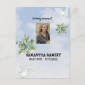 Carte de confort moderne Blue Sky (Devant)