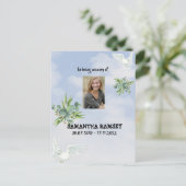 Carte de confort moderne Blue Sky (Debout devant)