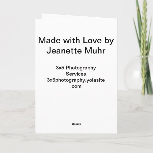 Carte de Congrats (Dos)