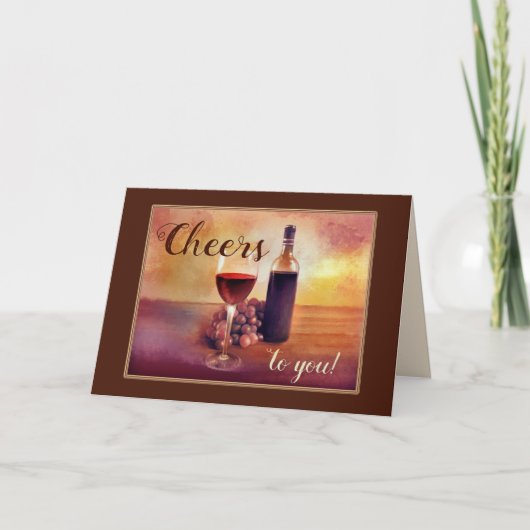 Carte de congratulation originale (Devant)