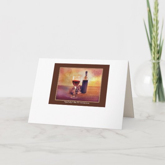 Carte de congratulation originale (Dos)