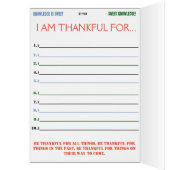 CARTE DE CONNAISSANCE SUCRÉE (Intérieur (Gauche))