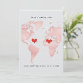 Carte de connexion sur la carte (Debout devant)