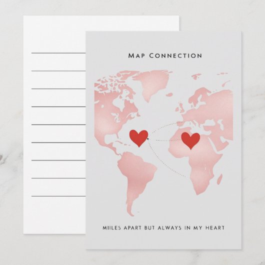 Carte de connexion sur la carte (Devant / Derrière)