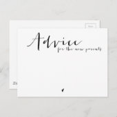 Carte de conseil (Devant / Derrière)