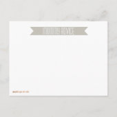 CARTE DE CONSEIL BABY SHOWER (Dos)