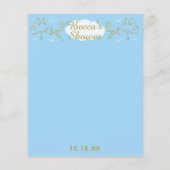 Carte de conseil baby shower "Castle in the Sky" (Dos)