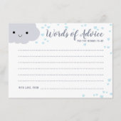 Carte de conseil Baby shower Couples Familles Mets (Devant)