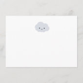 Carte de conseil Baby shower Couples Familles Mets (Dos)