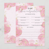 Carte de conseil Baby shower de Parties scintillan (Devant / Derrière)