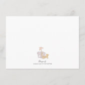 Carte de conseil Baby shower pour animaux de la Ju (Dos)