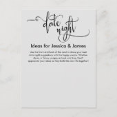 Carte de conseil Date Night Ideas Light Grey (Devant)
