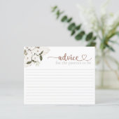 Carte de conseil de Baby shower Neutral Boho (Debout devant)
