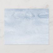 Carte de conseil de Fête des mariées Dusty Blue Bo (Dos)