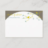 Carte de conseil de jeu pour la famille des oiseau (Devant)